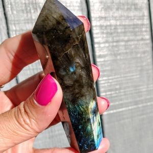 Labradorite Crystal Tower